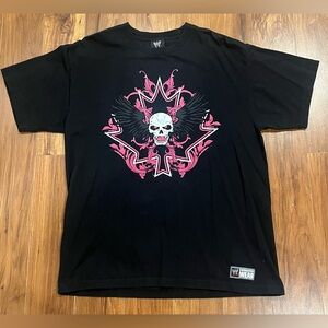 💗🖤Vintage 2008 WWE Brett The Hitman Hart - T-shirt - Size XL 🖤💗